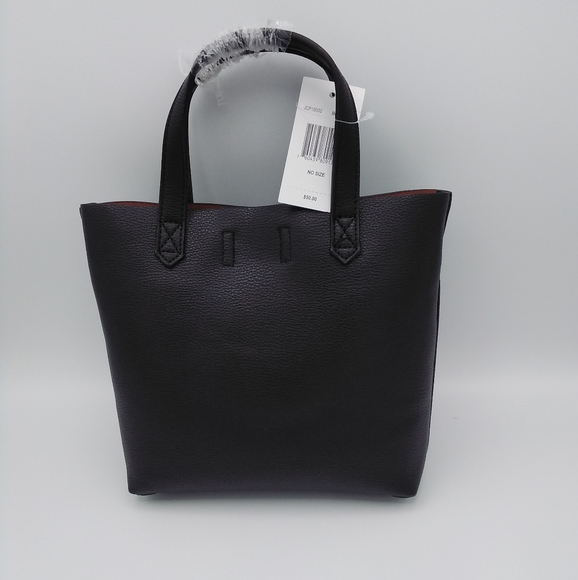 Style Collective Black Mini Tote/Crossbody Bag - Picture 4 of 10